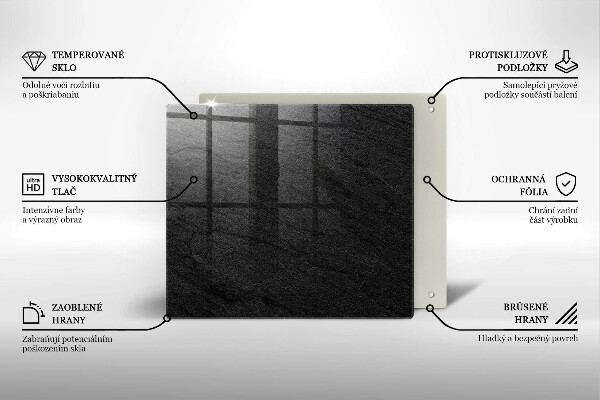 Placă sticla protectie aragaz Textura de piatră