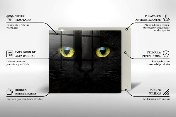 Placă protecție plita Ochi de pisică de animale