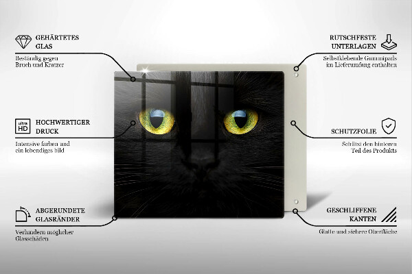 Placă protecție plita Ochi de pisică de animale