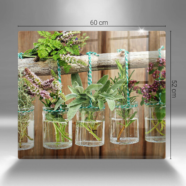 Placă protecție plita Ierburi plante vintage