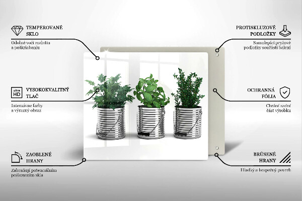 Placă protecție plita Ghivece cu plante medicinale