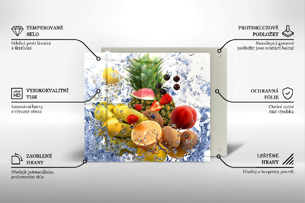 Placă protecție plita Fructe suculente și apă