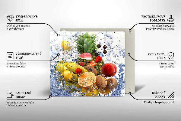 Placă protecție plita Fructe suculente și apă