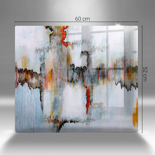 Placă protecție plita Vopsele de abstractie