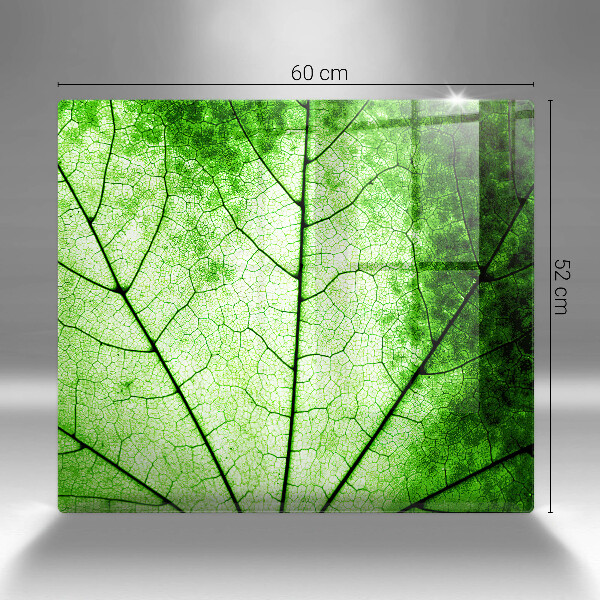 Placă protecție plita Frunză decorativă filonată