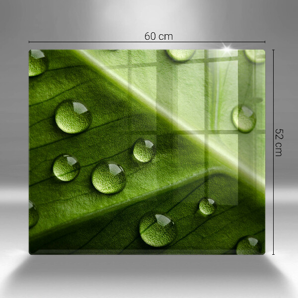 Placă protecție plita Natură rouă și frunze