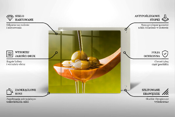 Placă protecție plita Ulei de măsline și măsline