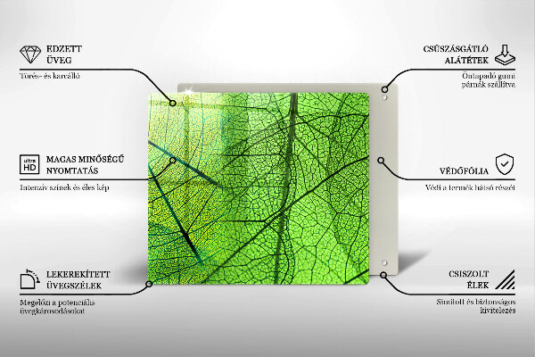 Placă protecție plita Venele frunzelor naturii