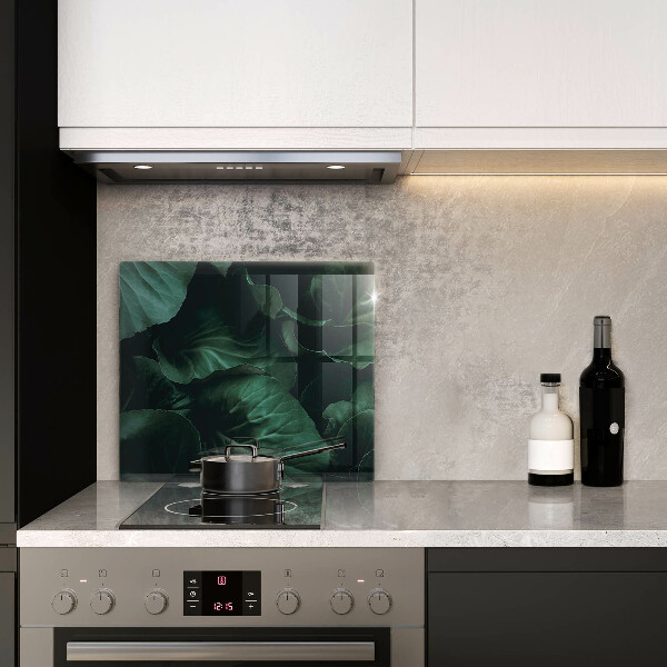 Placă protecție plita Frunze sălbatice întunecate