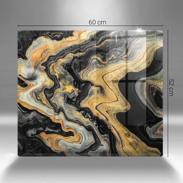 Placă sticla protectie aragaz Structura abstractă