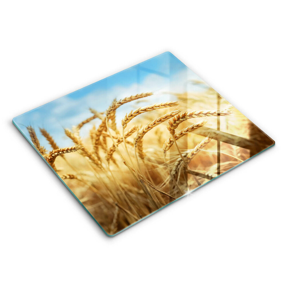 Placă sticla protectie aragaz Spice de cereale în câmp