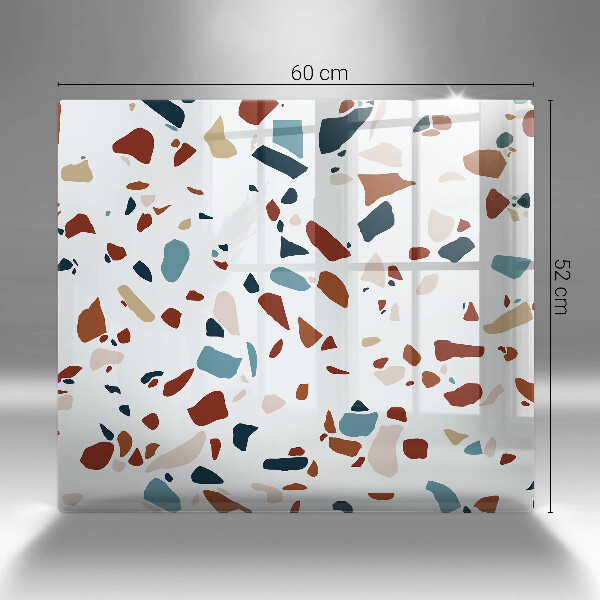 Placă sticla protectie aragaz Piatra decorativa