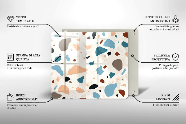 Placă sticla protectie aragaz Gresie decorativa