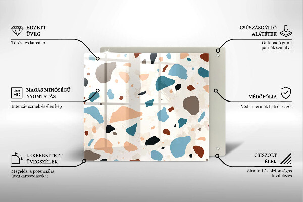 Placă sticla protectie aragaz Gresie decorativa