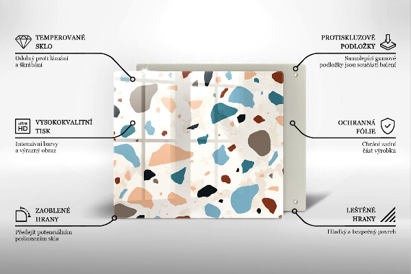 Placă sticla protectie aragaz Gresie decorativa