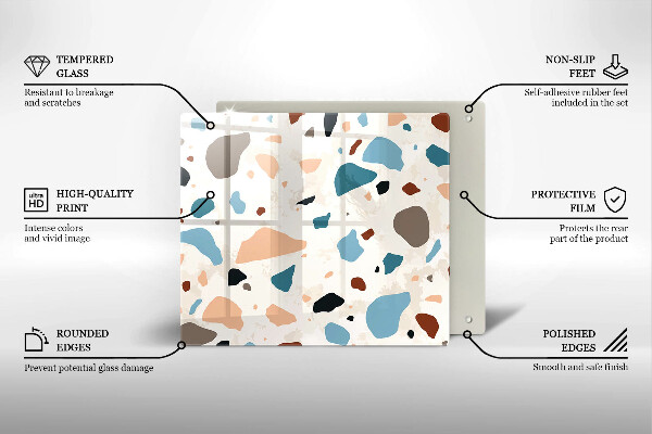 Placă sticla protectie aragaz Gresie decorativa