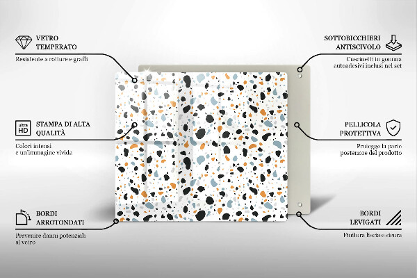 Placă sticla protectie aragaz Gresie decorativa