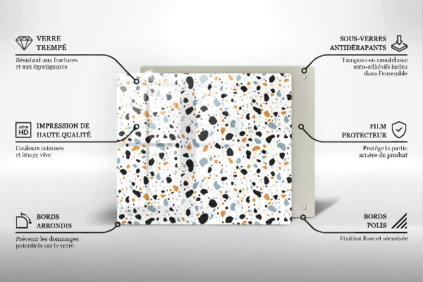 Placă sticla protectie aragaz Gresie decorativa