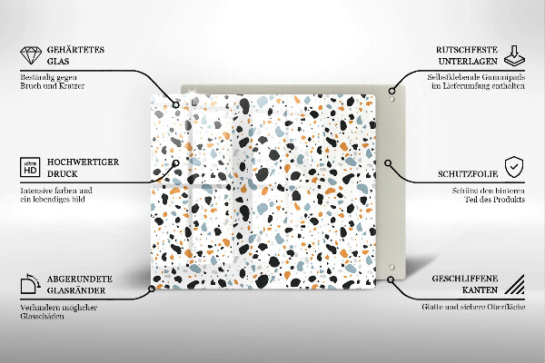 Placă sticla protectie aragaz Gresie decorativa