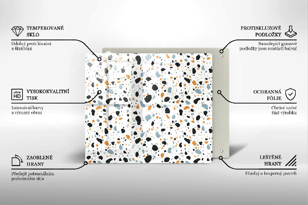 Placă sticla protectie aragaz Gresie decorativa