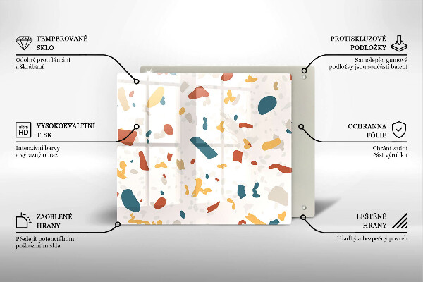 Placă sticla protectie aragaz Gresie decorativa