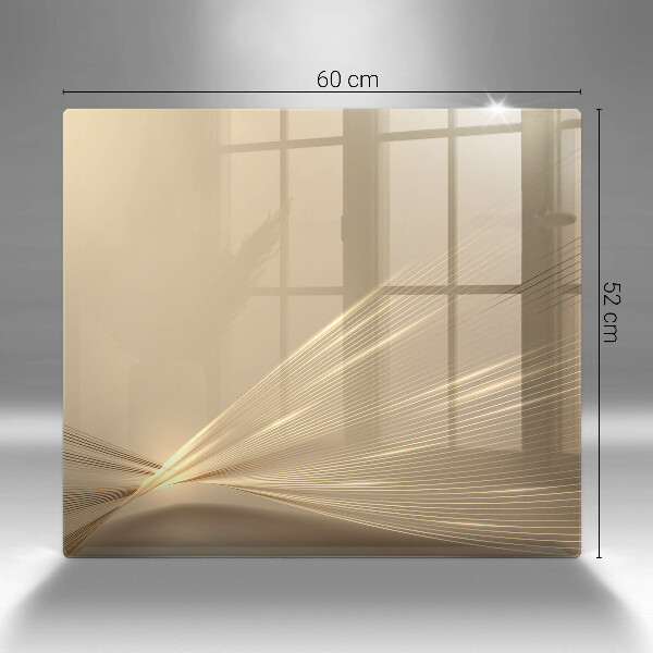 Placă sticla protectie aragaz Abstracția modernă