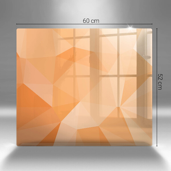 Placă sticla protectie aragaz Fundal geometric