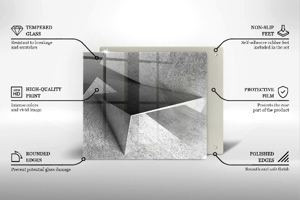 Placă protecție plita Abstracție concretă