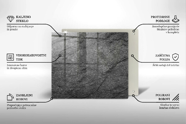 Placă protecție plita Textura de piatră