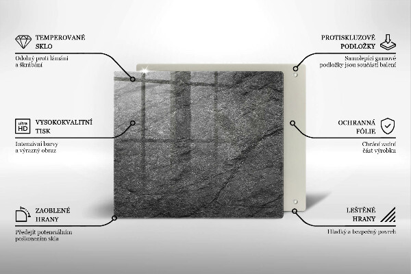 Placă protecție plita Textura de piatră