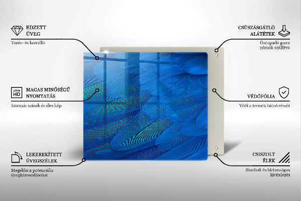 Placă protecție plita Pene de păsări