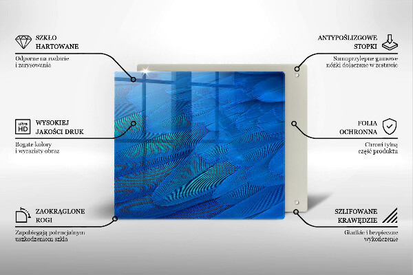 Placă protecție plita Pene de păsări