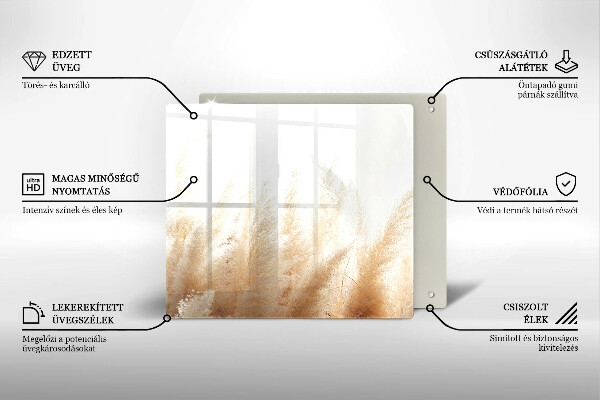 Placă protecție plita Iarbă de pampas