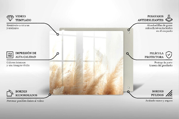 Placă protecție plita Iarbă de pampas