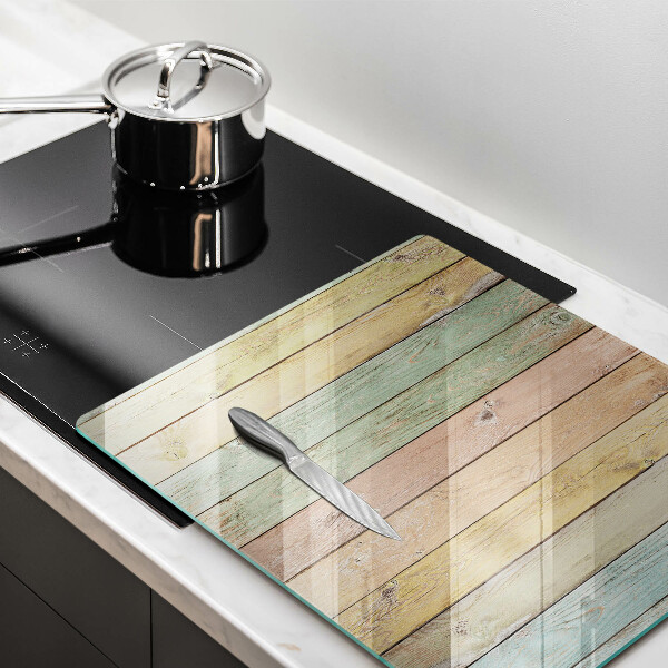 Placă protecție plita Plăci vintage colorate