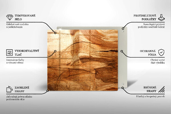 Placă protecție plita Textura placă de lemn