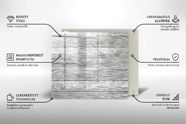 Placă protecție plita Scânduri vechi de lemn
