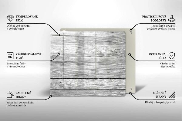 Placă protecție plita Scânduri vechi de lemn