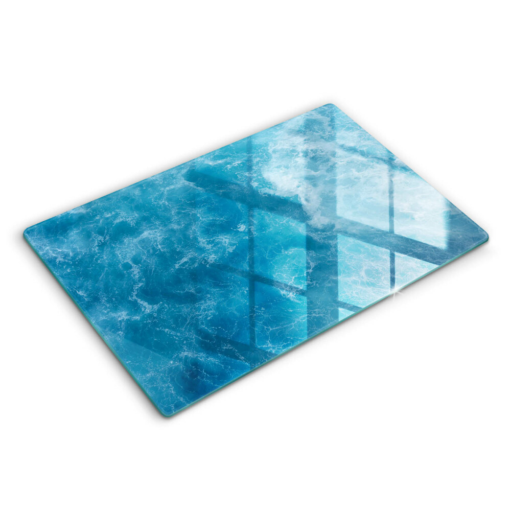 Placă din sticla protectie perete Apa albastra