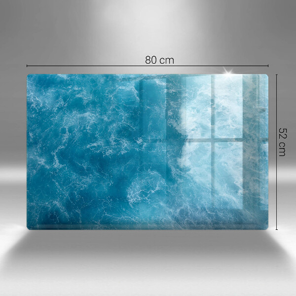 Placă din sticla protectie perete Apa albastra