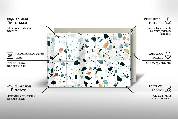 Placă din sticla protectie plita Gresie usoara