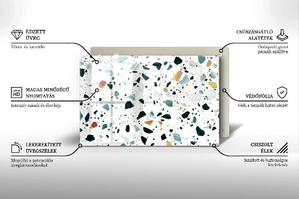 Placă din sticla protectie plita Gresie usoara