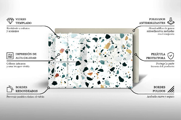 Placă din sticla protectie plita Gresie usoara