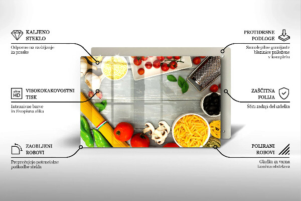 Placă sticla protectie aragaz Mâncare de bucătărie