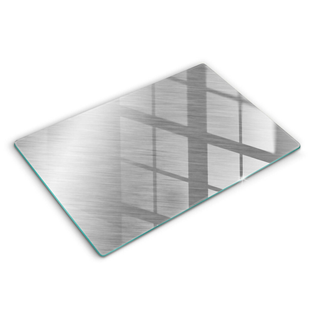 Placă sticla protectie aragaz Fundal cu textură metalică