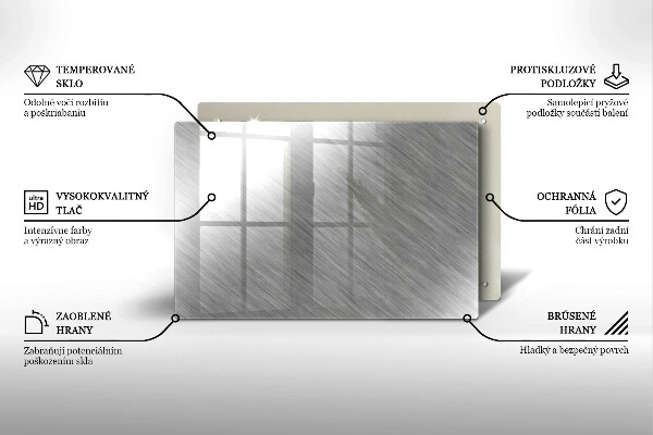 Placă sticla protectie aragaz Fundal cu textură metalică