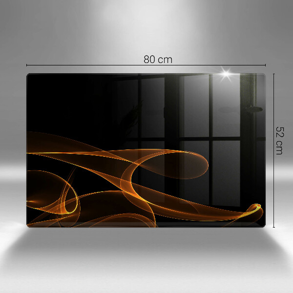 Placă din sticla protectie perete Linii abstracte