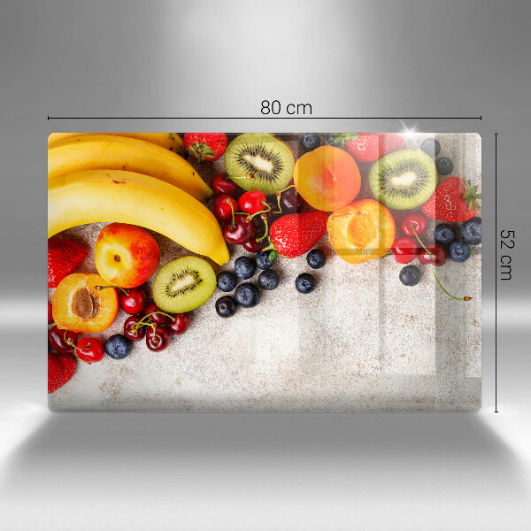 Placă sticla protectie aragaz Fructe de sărbători