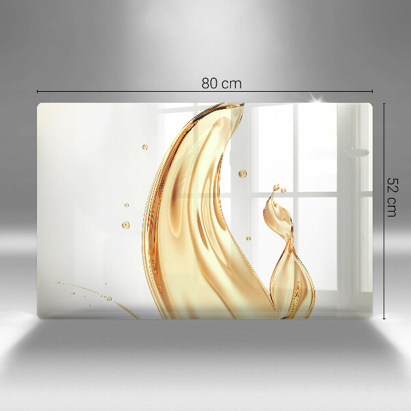 Placă sticla protectie aragaz ulei de masline