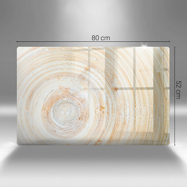 Placă sticla protectie aragaz Textura lemnului